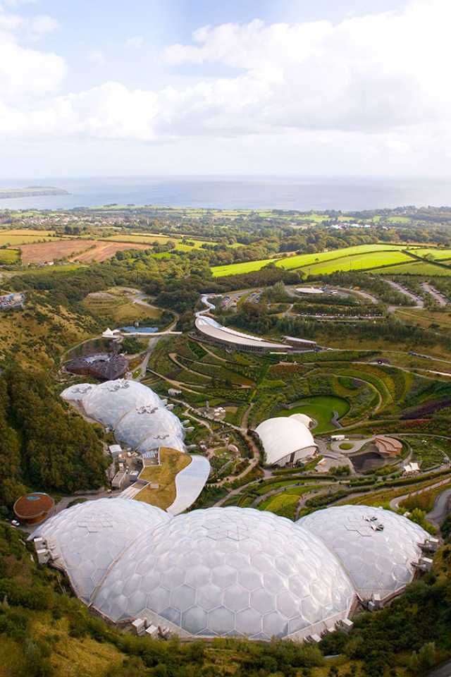A view over the Eden Project