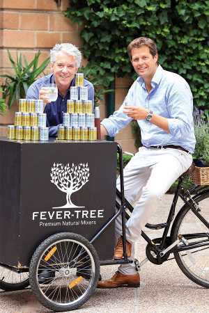 Fever-Tree's founders Charles Rolls and Tim Warrillow