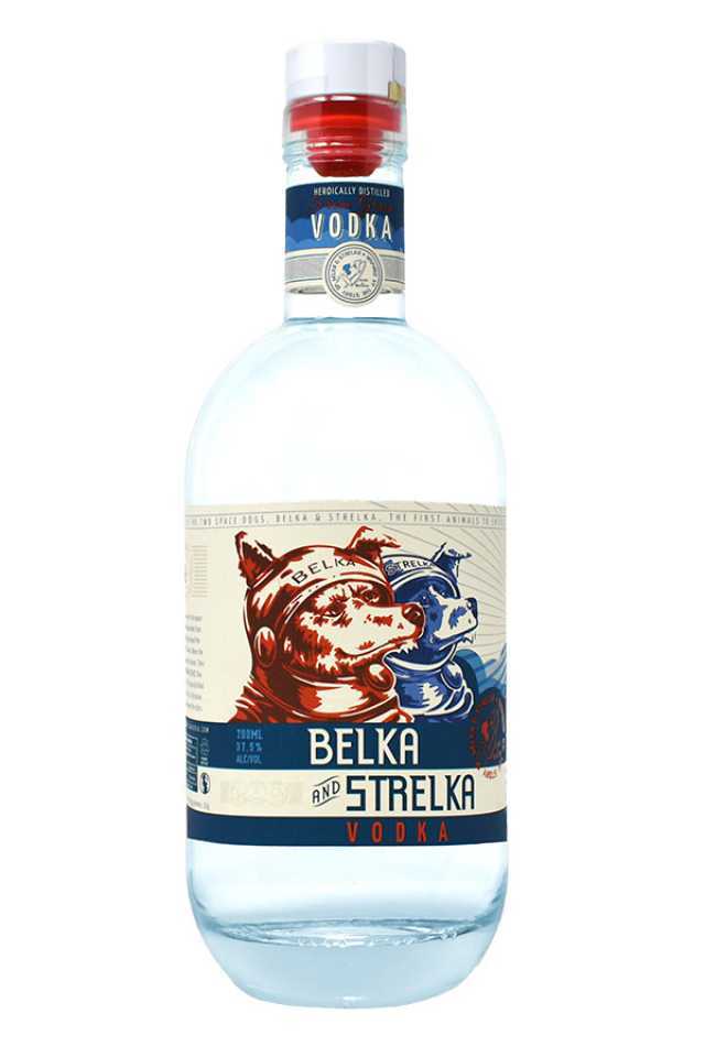 Belka and Strelka vodka