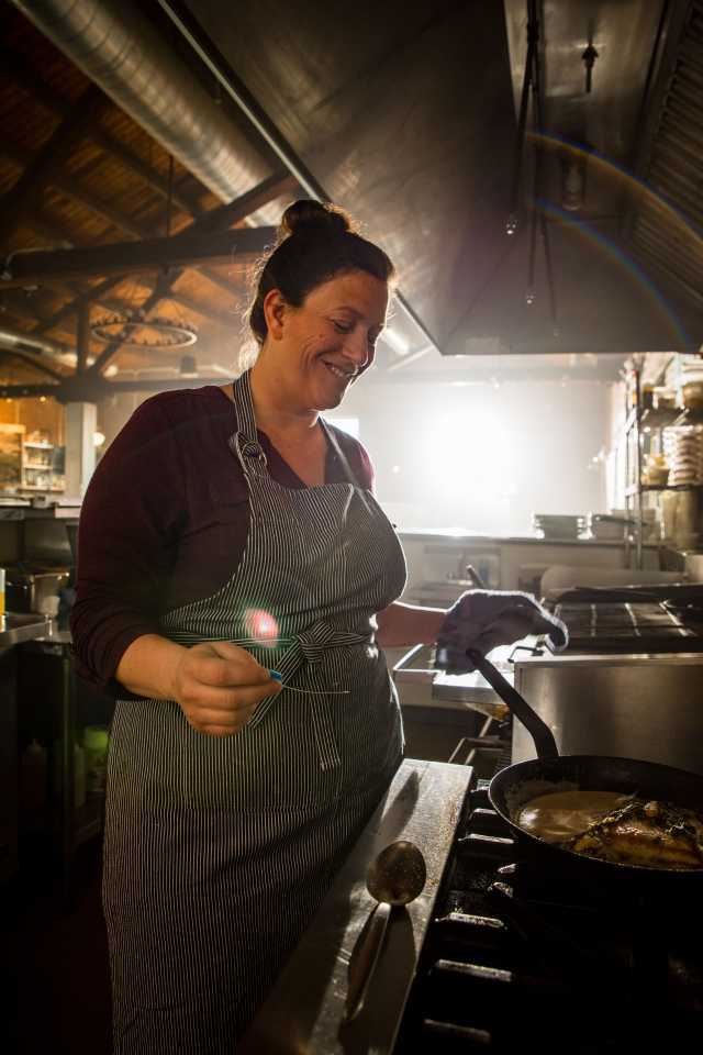 Chef Sara Bradley at Freight House, Kentucky