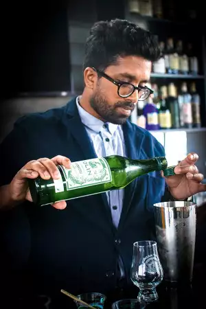 Ryan behind the bar