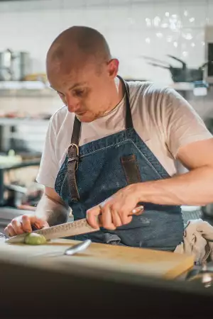 The Laughing Heart's head chef Tom Anglesea