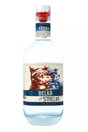Belka and Strelka vodka