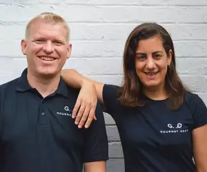 Nadia and Nick Stokes of Gourmet Goat