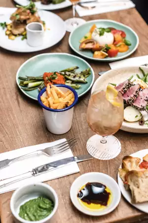 One of The Laundry's brunch dishes