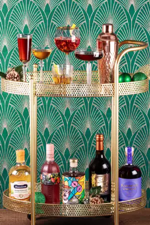 The Whisky Exchange drinks trolley