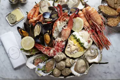 Seafood platter at Bentley's Oyster Bar and Grill