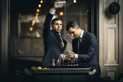 The martini trolley at the Connaught Bar