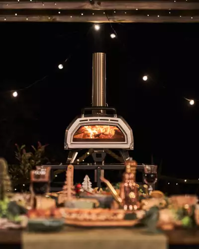 The Ooni Karu 16 dual-fuel pizza oven The Ooni Karu 16 dual-fuel pizza oven