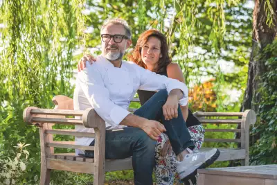 Massimo Bottura and Lara Gilmore