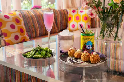 Scrumptious snacks and delicious drinks