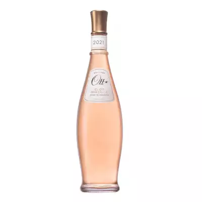 A bottle of Domaine Ott Ros&eacute;