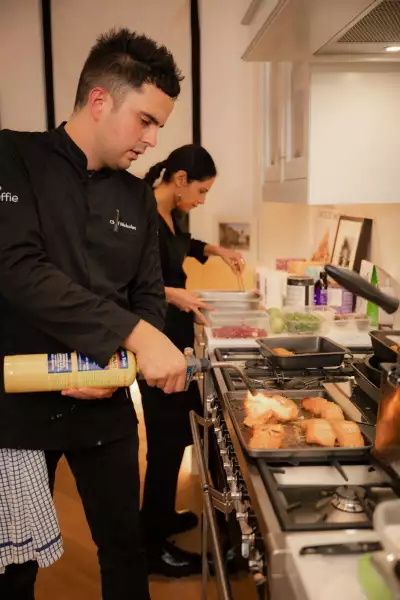 Cheffie chefs in action
