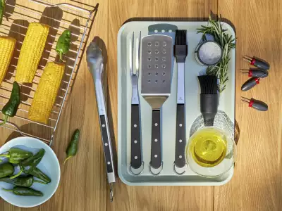 W&uuml;sthof Four-Piece BBQ Set