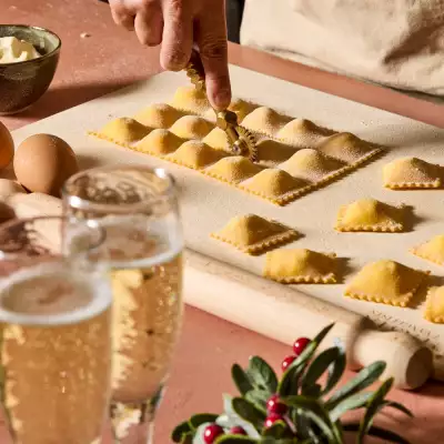 Pasta Evangelists pigs in blankets
