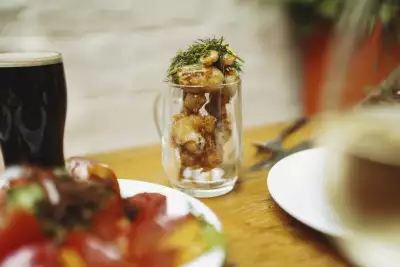Beer-battered cockles at Rake