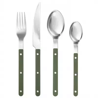 Camden green cutlery set
