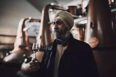 Sukhinder Singh at Tormore distillery