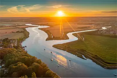 Crouch River aerial shot