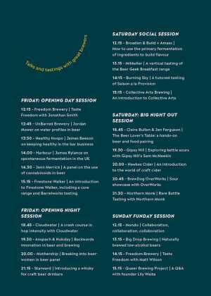 The Foodism Bottle Shop at London Craft Beer Festival – schedule The Foodism Bottle Shop at London Craft Beer Festival – schedule