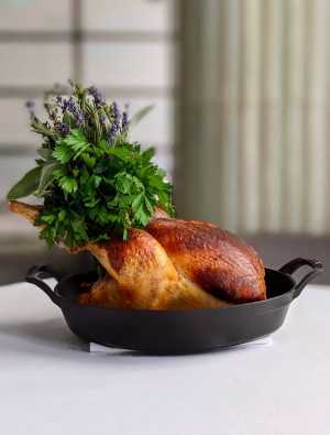 Roast chicken London: Daniel Humm from Claridge's Davies & Brook