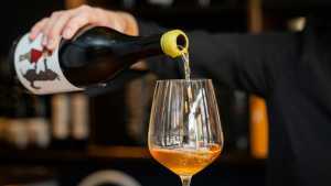 Natural wine bars in London: orange wine at Silver Lining E9