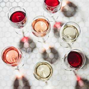 Glasses of Loire Valley Wines Glasses of Loire Valley Wines