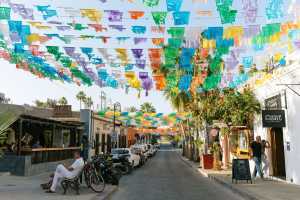 A street scene in San Jose del Cabo