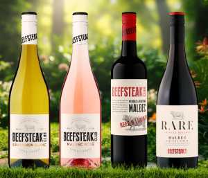 Enjoy four cases of four different Beefsteak Club wines