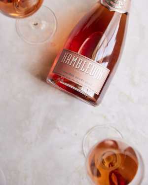 A bottle of Hambledon Rosé