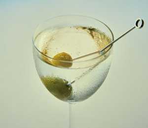 Dirty martini