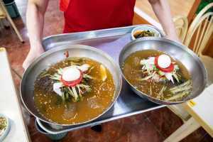 Pyongyang naengmyeon in Hwapyeong-dong Pyongyang naengmyeon in Hwapyeong-dong