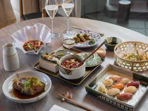 A selection of dishes at Kokin