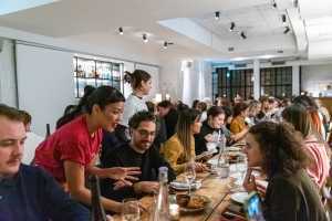 A scene from one of Rahel Stephanie's London supperclubs A scene from one of Rahel Stephanie's London supperclubs