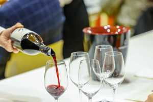 Wine tasting at Vinexposium