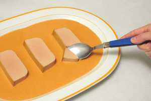 Warm chicken liver mousse and lobster bisque from the Offcuts Liver issue