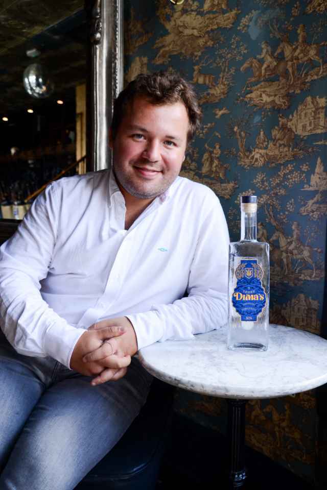 Dima Deinega, founder of Dima's Vodka