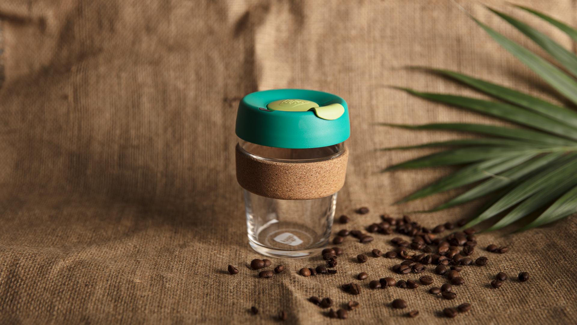 KeepCup's cork range in turbine KeepCup's cork range in turbine