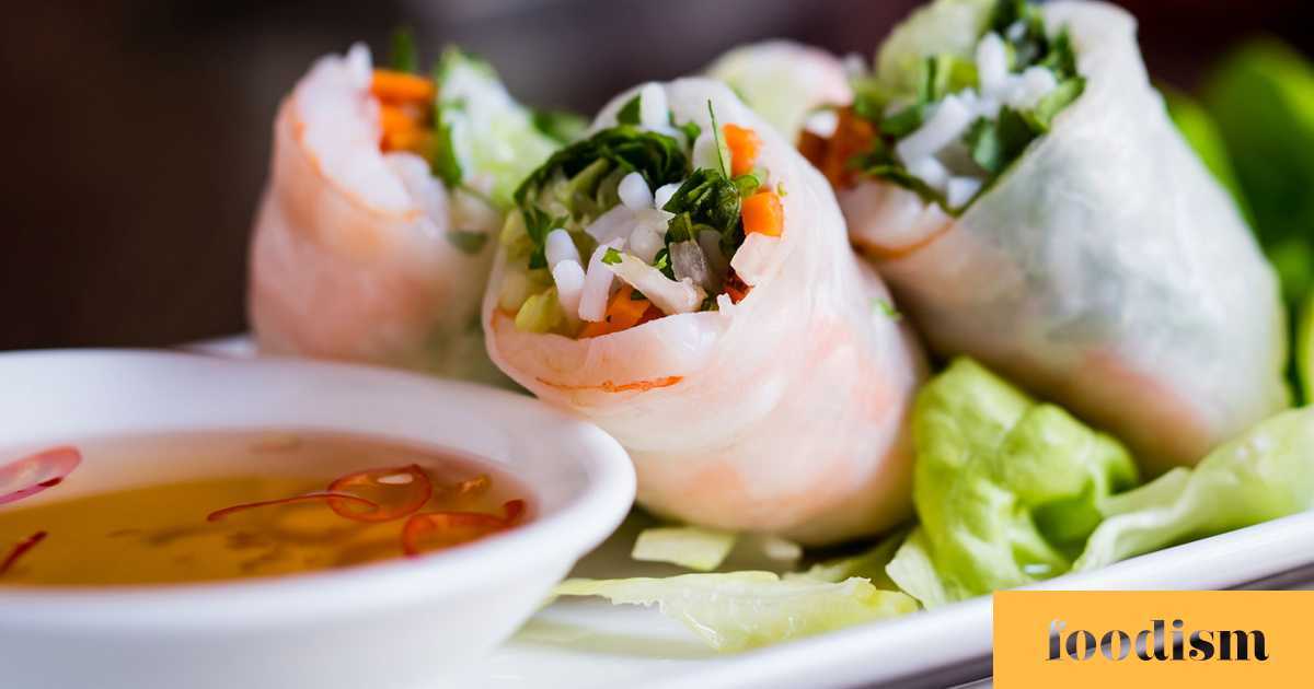 Pho's recipe for summer rolls with tiger prawns and mooli | Recipes | Foodism