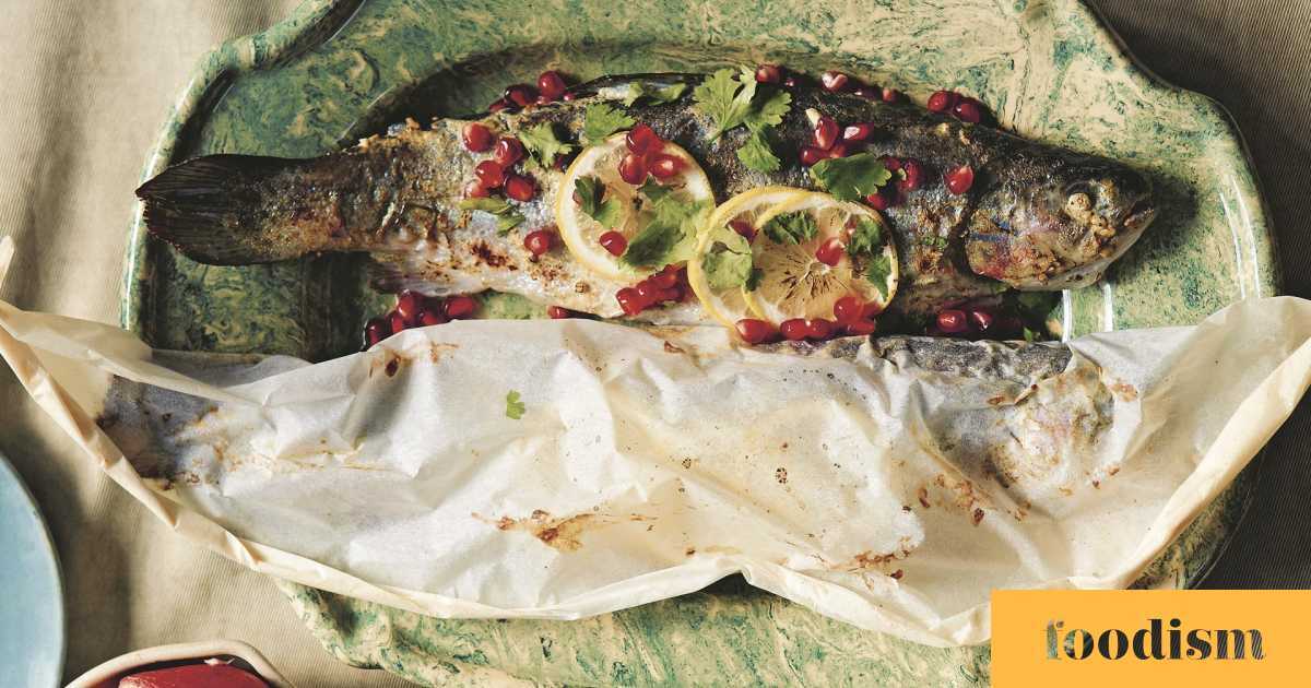Make Tiko Tuskadze's Georgian trout with pomegranate | Recipes | Foodism