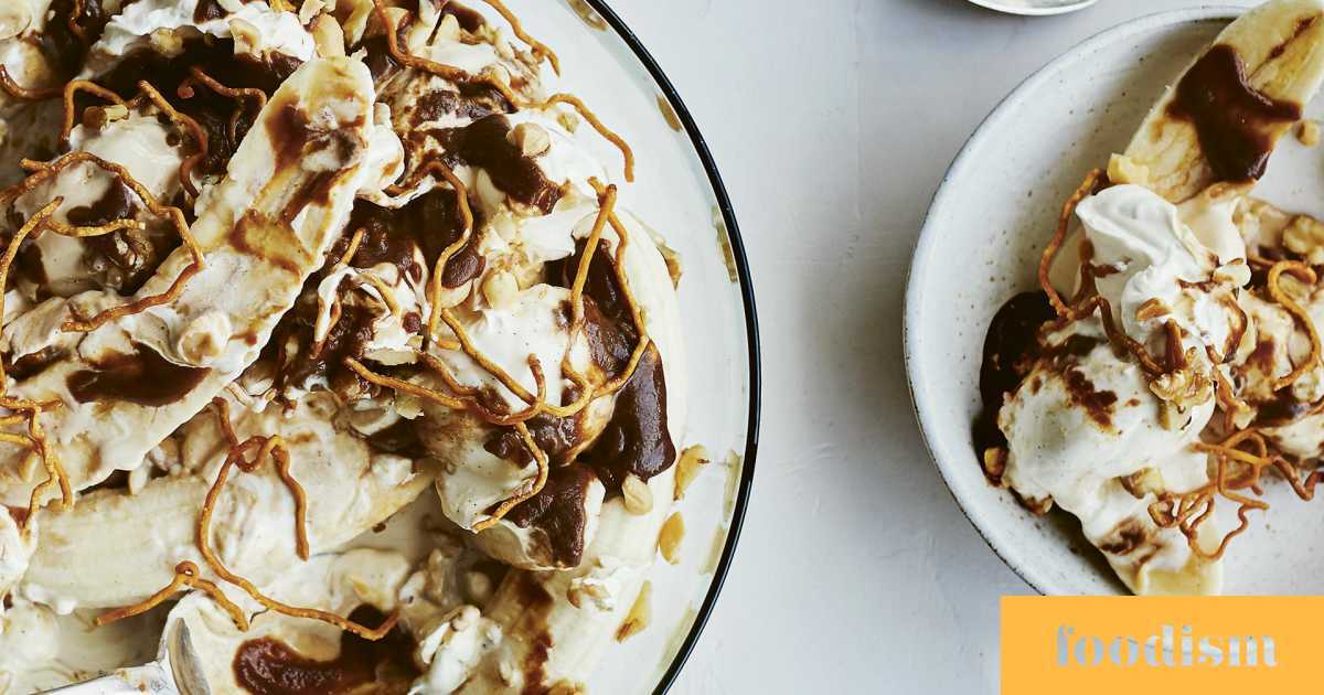Make Tim Anderson's miso butterscotch banana split | Recipes | Foodism