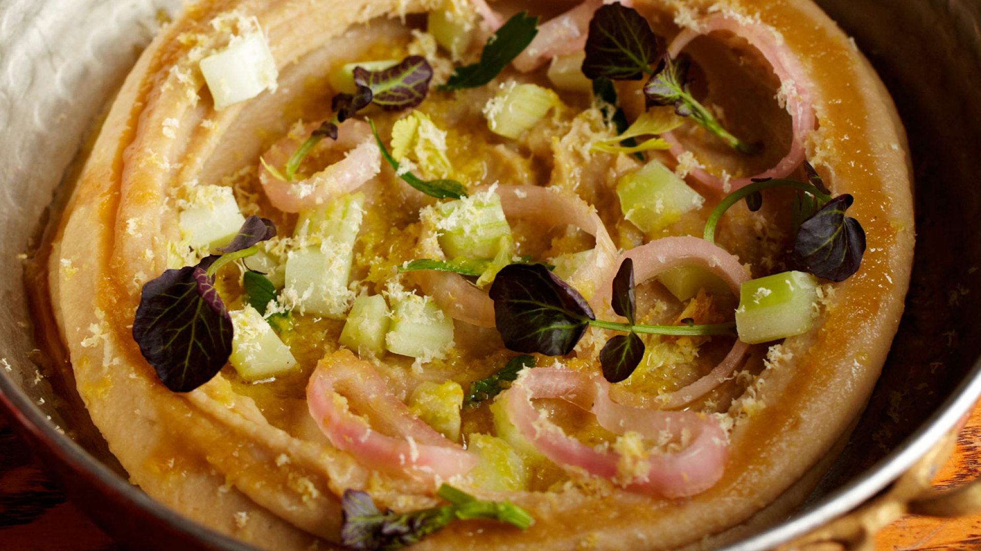 PARLOUR's recipe for chestnut hummus with rosemary flatbread Recipes