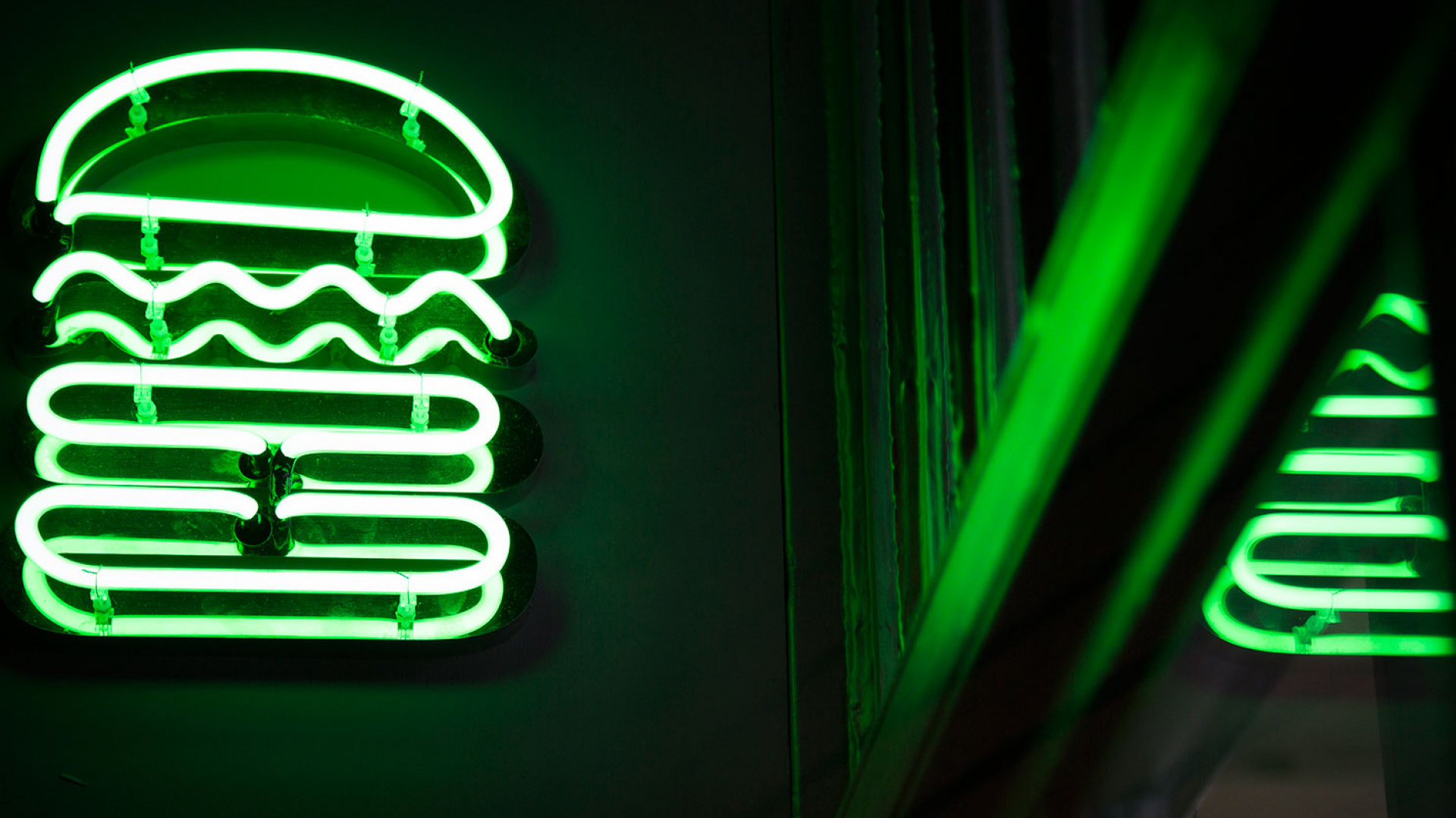 Shake Shack neon lighting Shake Shack neon lighting