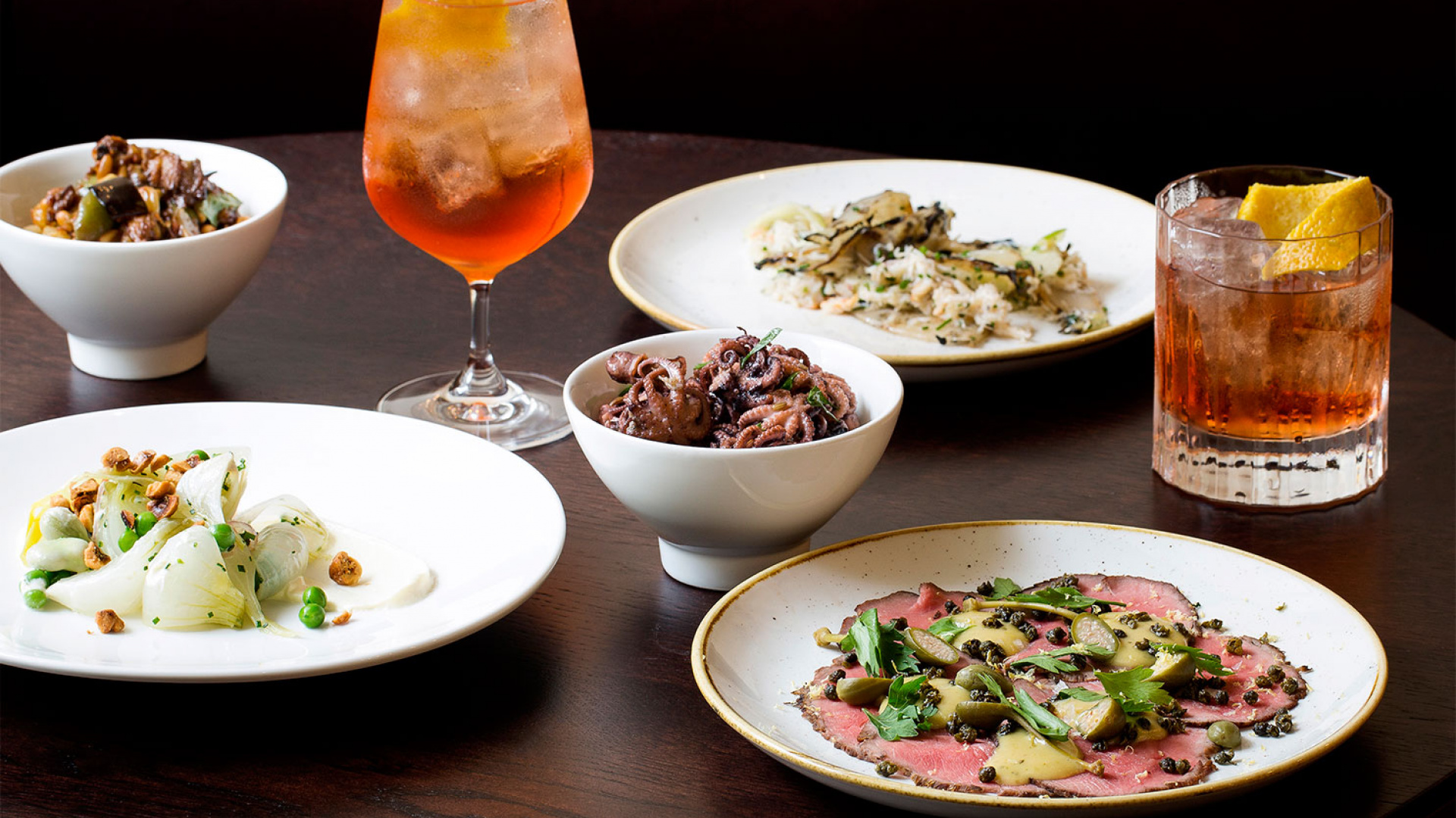 The food at Covent Garden's Cafe Murano The food at Covent Garden's Cafe Murano