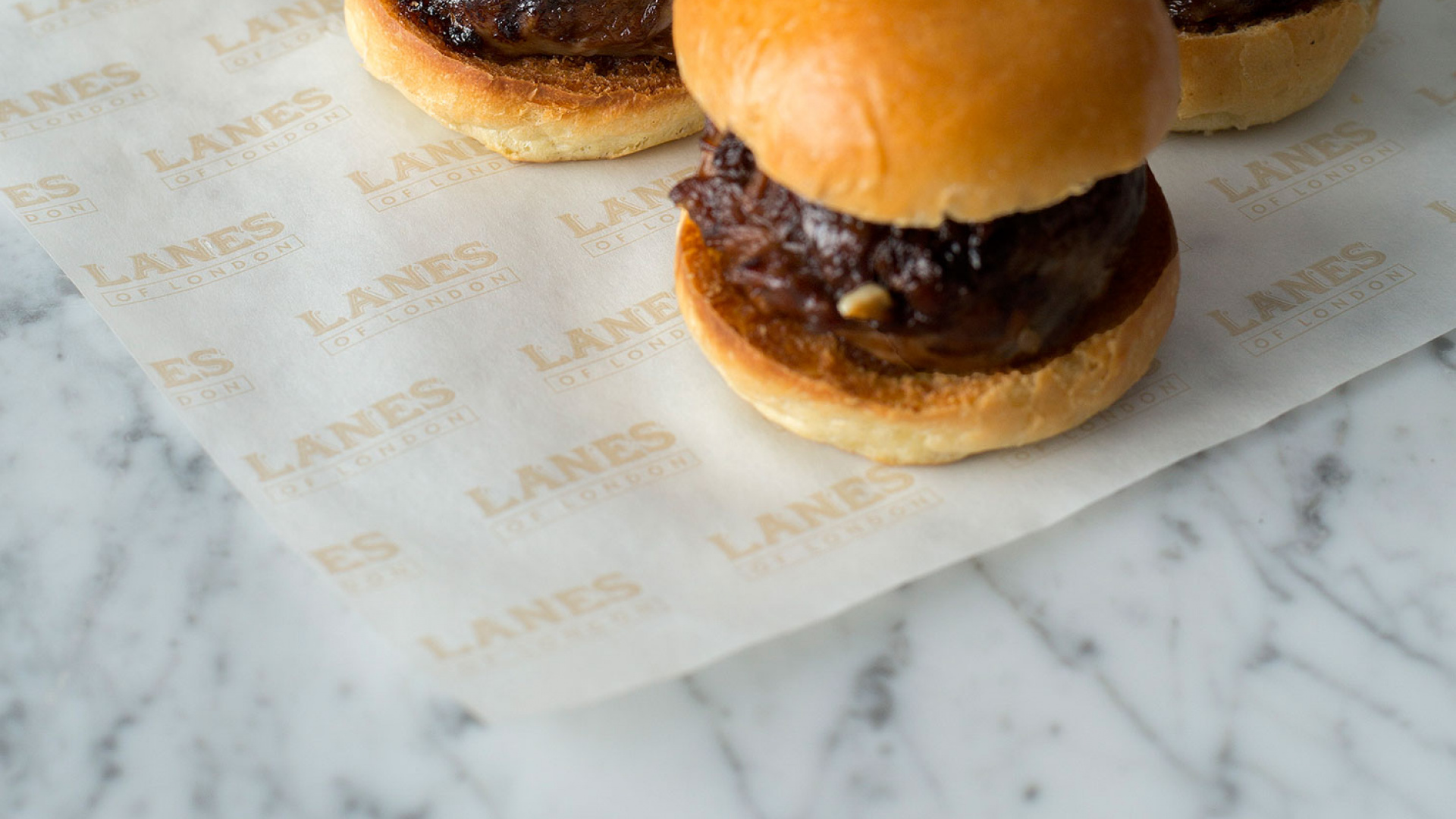 Lanes of London's beef brisket sliders Lanes of London's beef brisket sliders