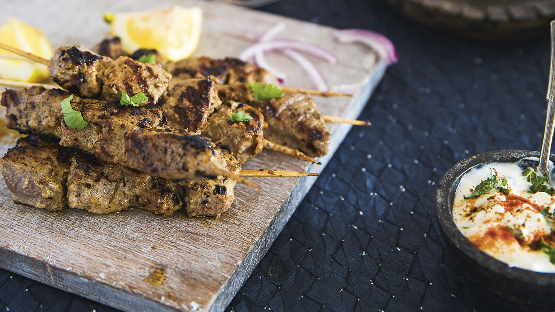 Summers Under The Tamarind Tree beef kebabs Summers Under The Tamarind Tree beef kebabs