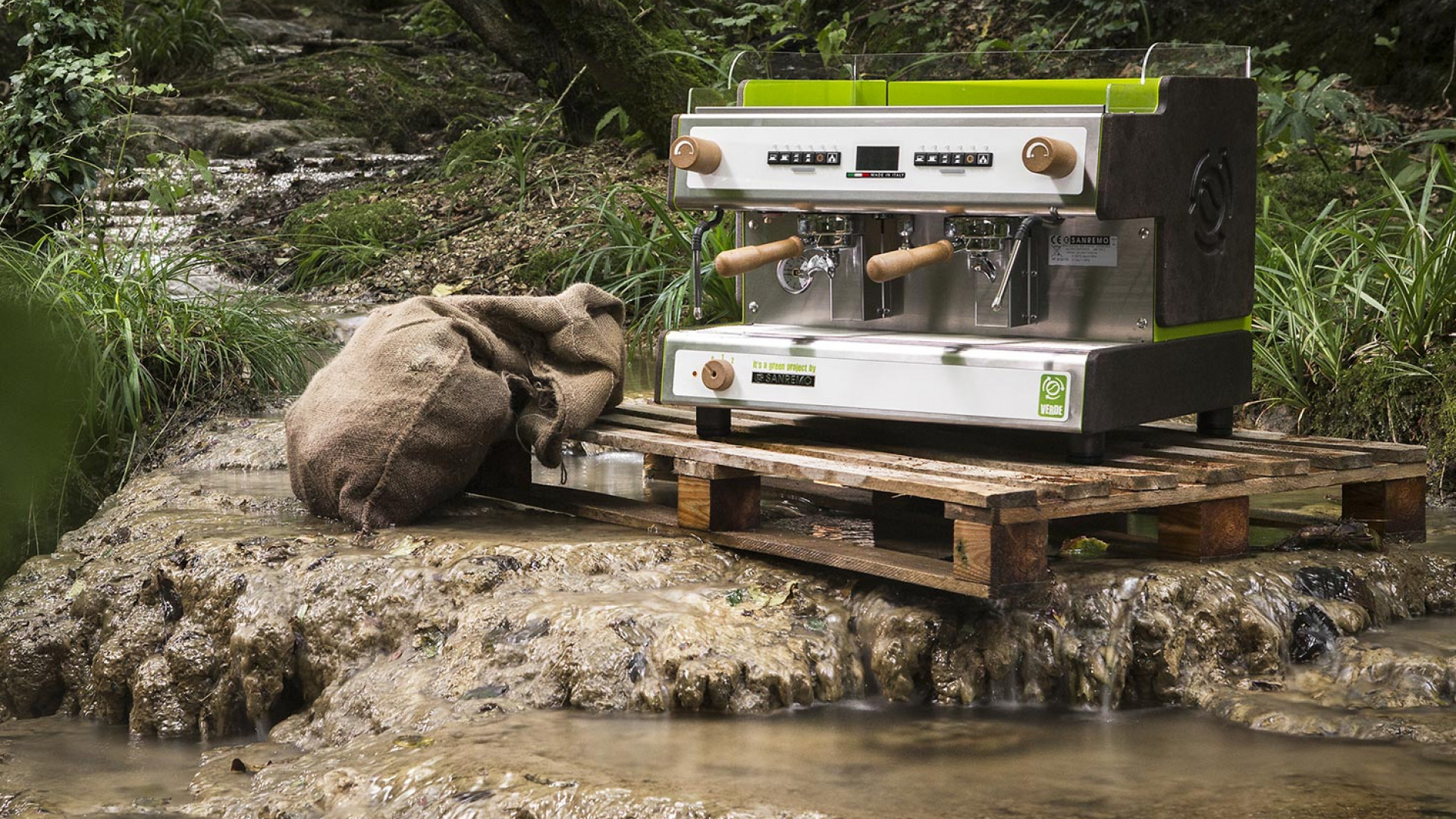 Sanremo's Verde coffee machine Sanremo's Verde coffee machine