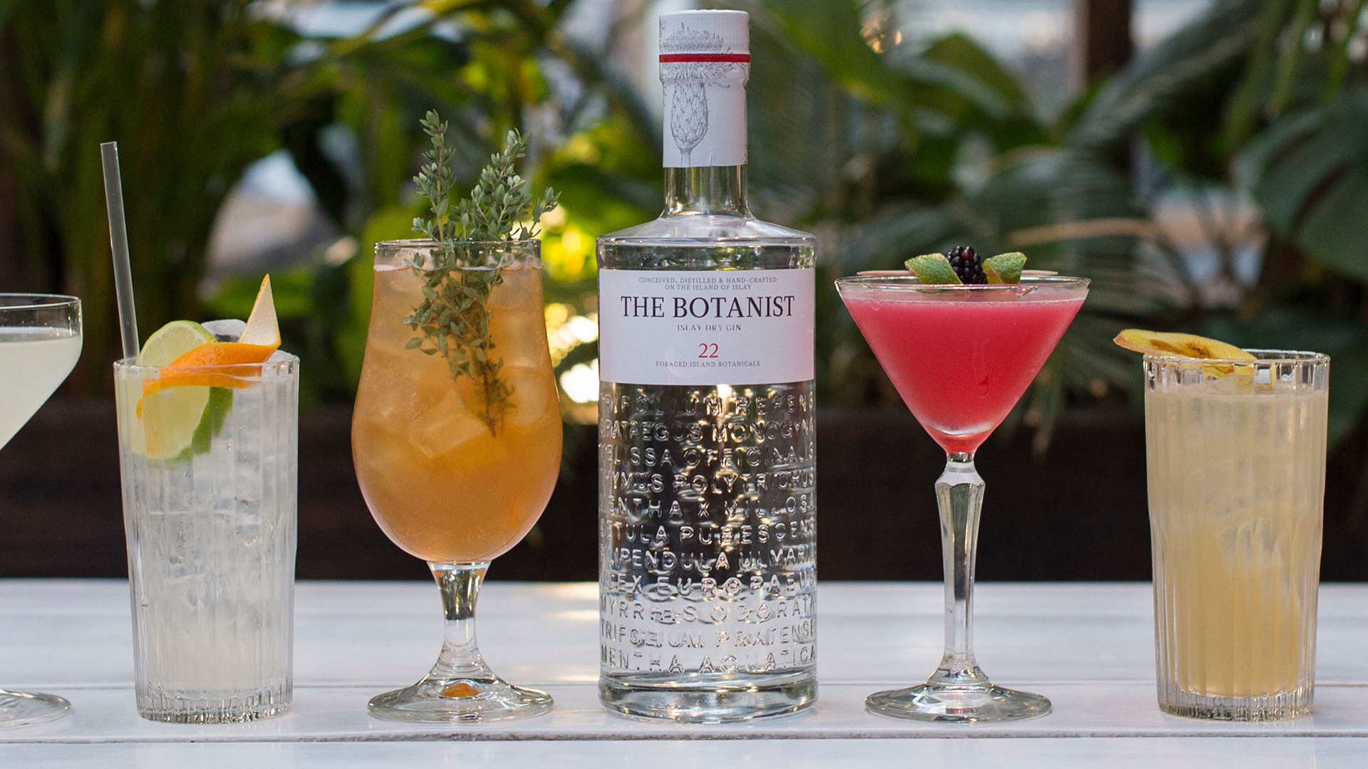 The Botanist's range of winter cocktails The Botanist's range of winter cocktails