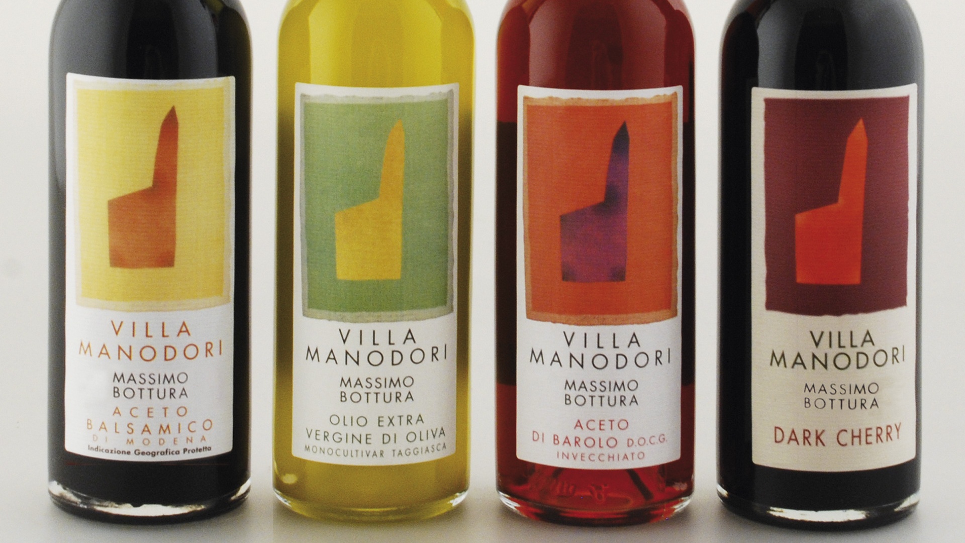 Massimo Bottura's range of oils and vinegars at Harvey Nichols Massimo Bottura's range of oils and vinegars at Harvey Nichols