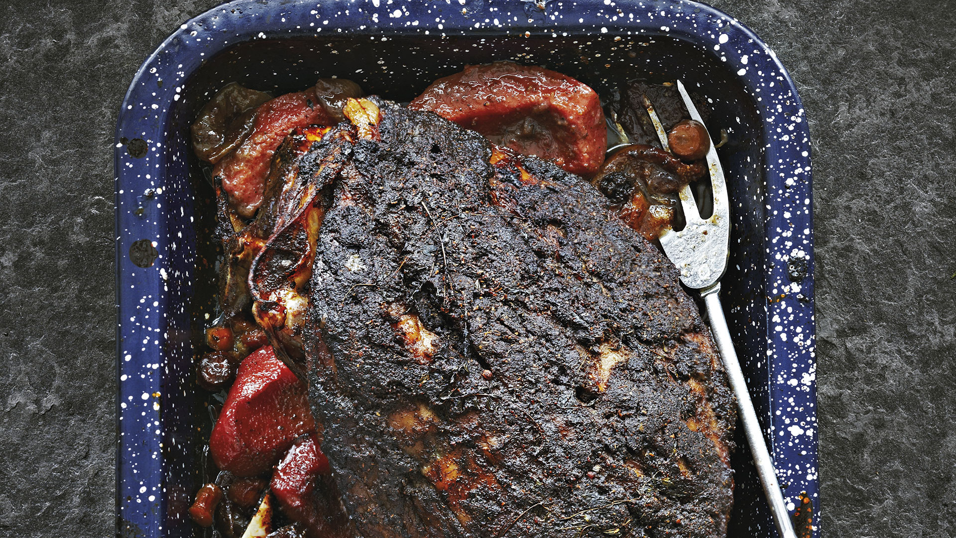 Make Natasha MacAller's roast lamb with turmeric and cumin Recipes